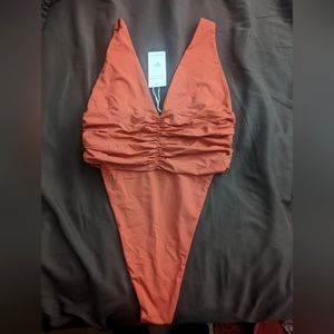 Riot Swim Echo One Piece Large Rust